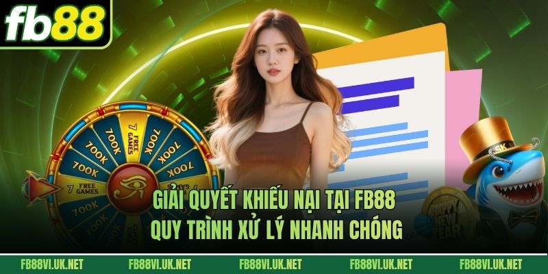 Giải Quyết Khiếu Nại Tại FB88